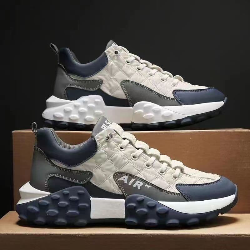 image-Cross-border wholesale sneakers 2023 new spring and autumn men's shoes casual breathable sports shoes men's thick-soled dad shoes