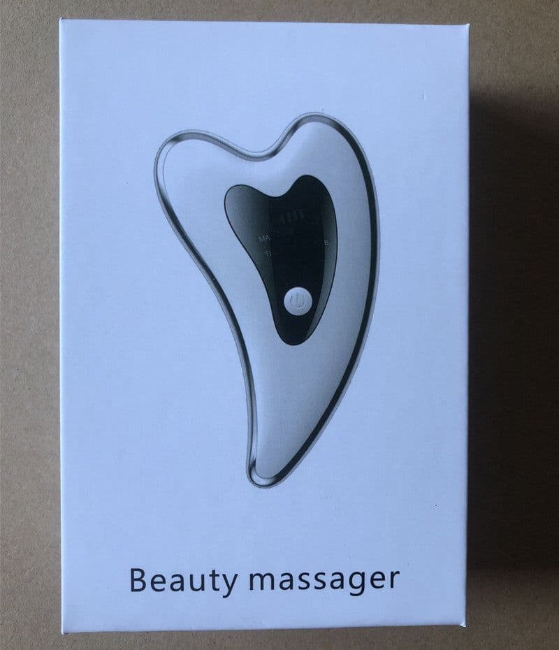 image-Facial Microcurrent Massager - Gua Sha Beauty Tool for Lymphatic Drainage