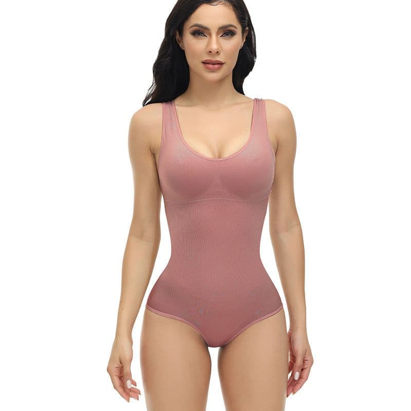 image-European and American one-piece corsets to control abdomen, lift buttocks, shape and shape women's postpartum waist underwear, elastic body corset
