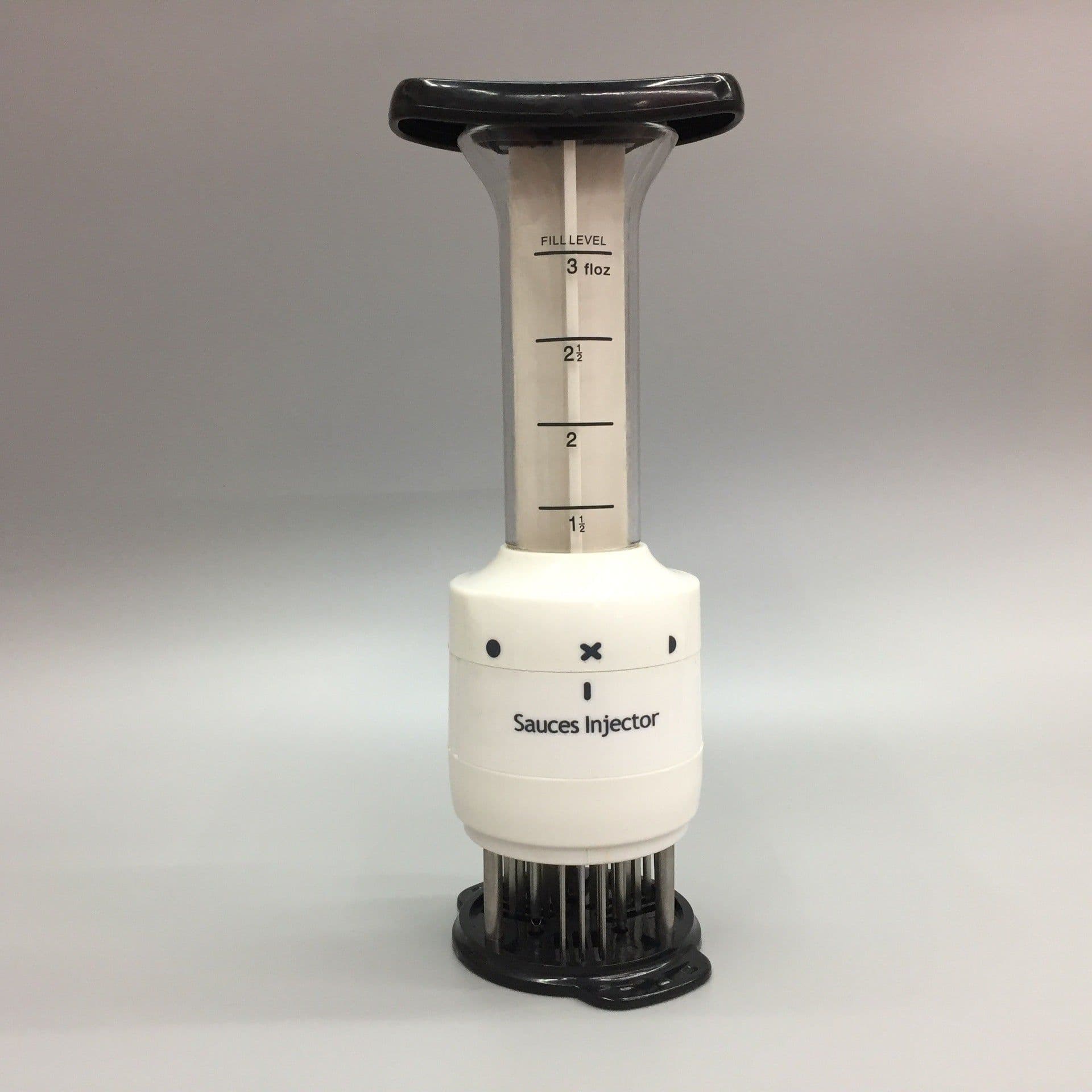 image-Steak Needle Meat Tenderizer - Syringe Style - Plastic - 21 Needles
