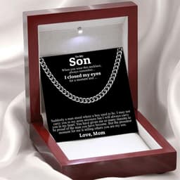 image-Cuban Link Copper Necklace - Women's Cross Chain
