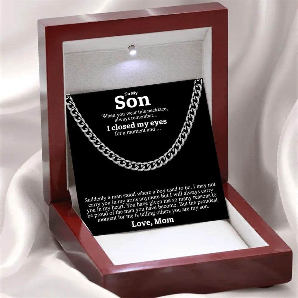 image-Cuban Link Copper Necklace - Women's Cross Chain
