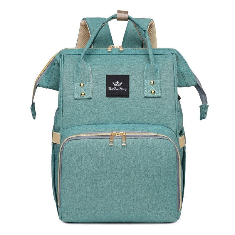 image-Mummy Backpack Large Capacity Grey Oxford Cloth