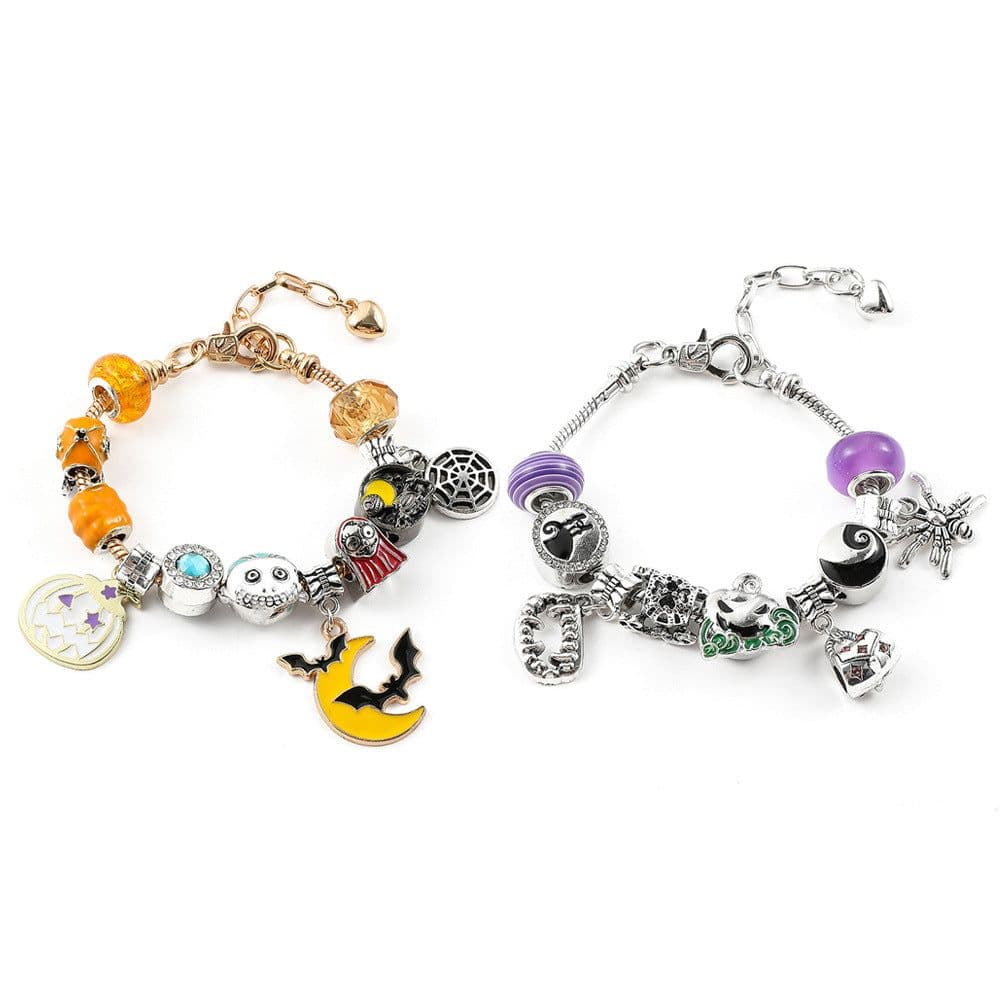 image-Bosu Halloween Bracelet - Pumpkin Spider Bat Ghost