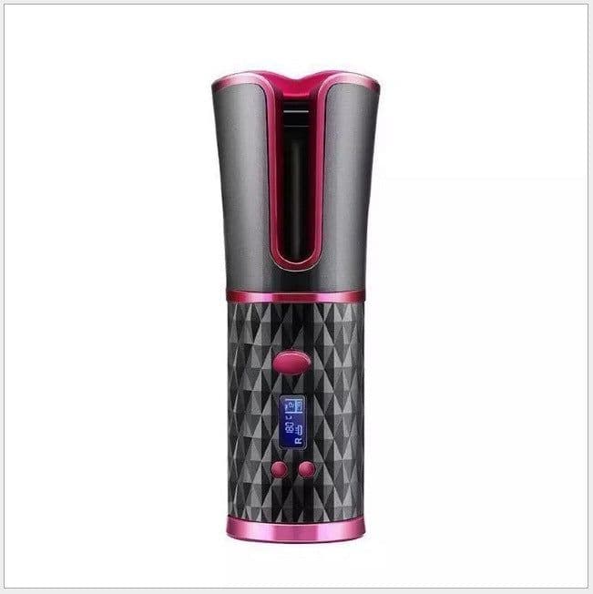 image-Portable Wireless Hair Curler USB Rechargeable
