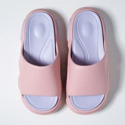 image-Grey Flip Flop Slippers Size 44/45 - EVA Sole, Warm