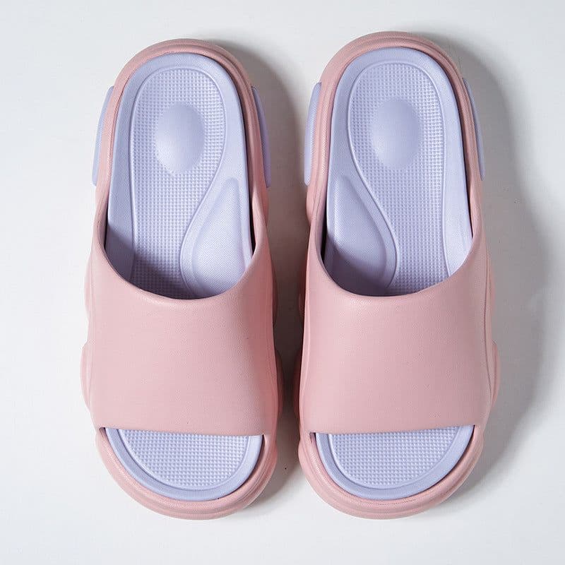 image-Grey Flip Flop Slippers Size 44/45 - EVA Sole, Warm
