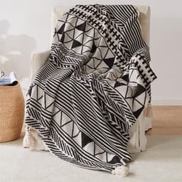 image-Meizuo Wool Blanket Bohemian Geometric 150x200cm