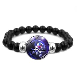 image-Bracelet Male and Female Students Creative Beaded Bracelet Two-dimensional Anime Pokémon Hand Jewelry