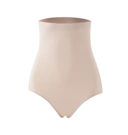 image-High-Waist Postpartum Control Briefs - Coffee Nylon XL