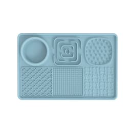 image-Pet Licking Mat - Blue Silica Gel Slow Feed Placemat, Gift (60 characters)