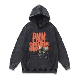 image-Cotton Fleece Hoodie - Kangaroo Pocket Loose Fit XXL