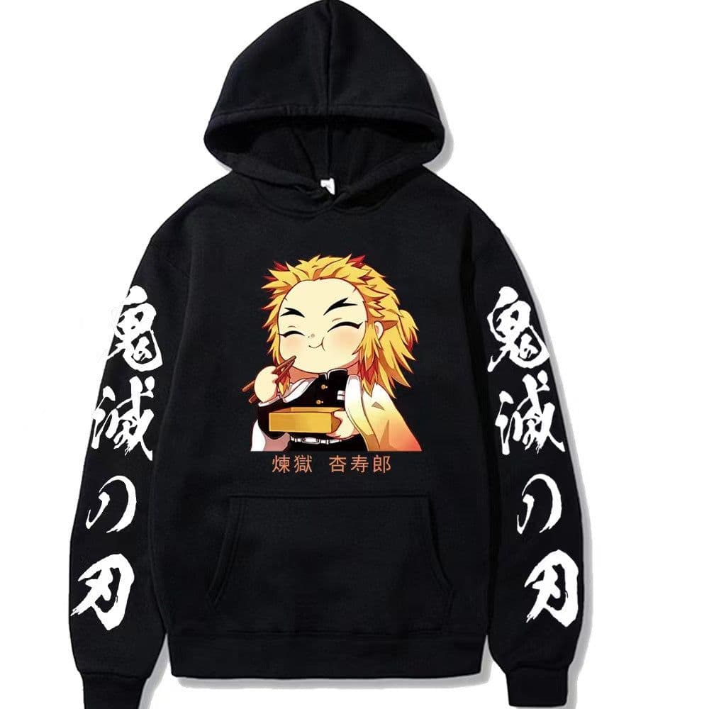image-Men's & Women's Anime Hooded Hoodie - Large Size