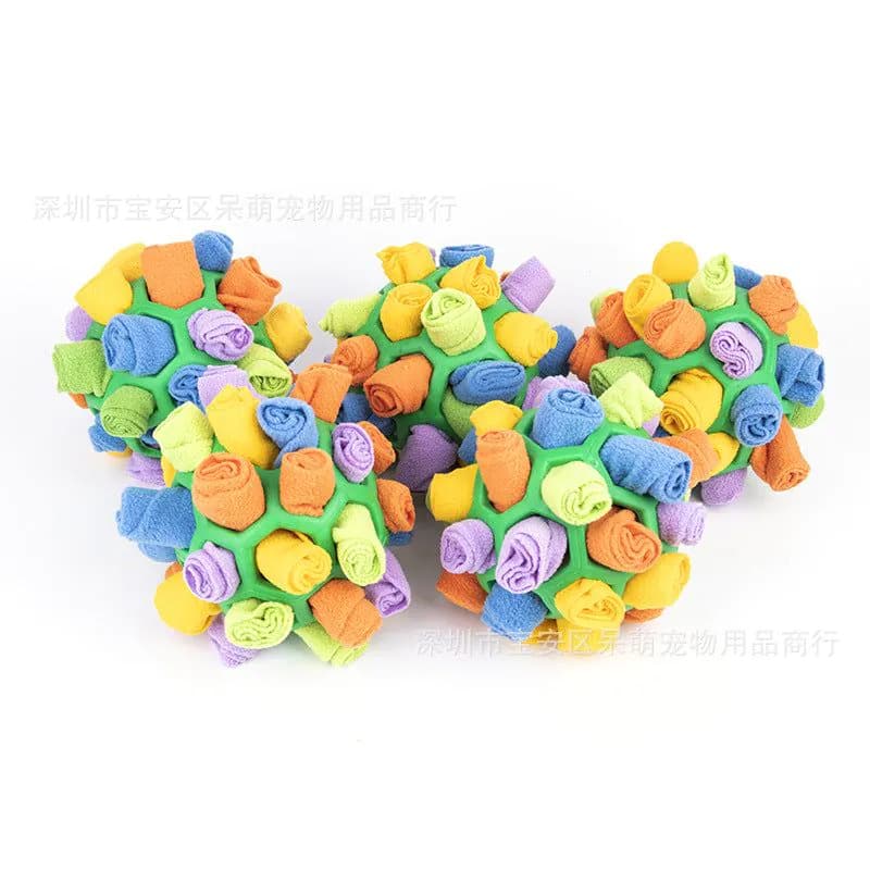 image-Pet Sniffing Ball Toy - Unicorn Pink Fried