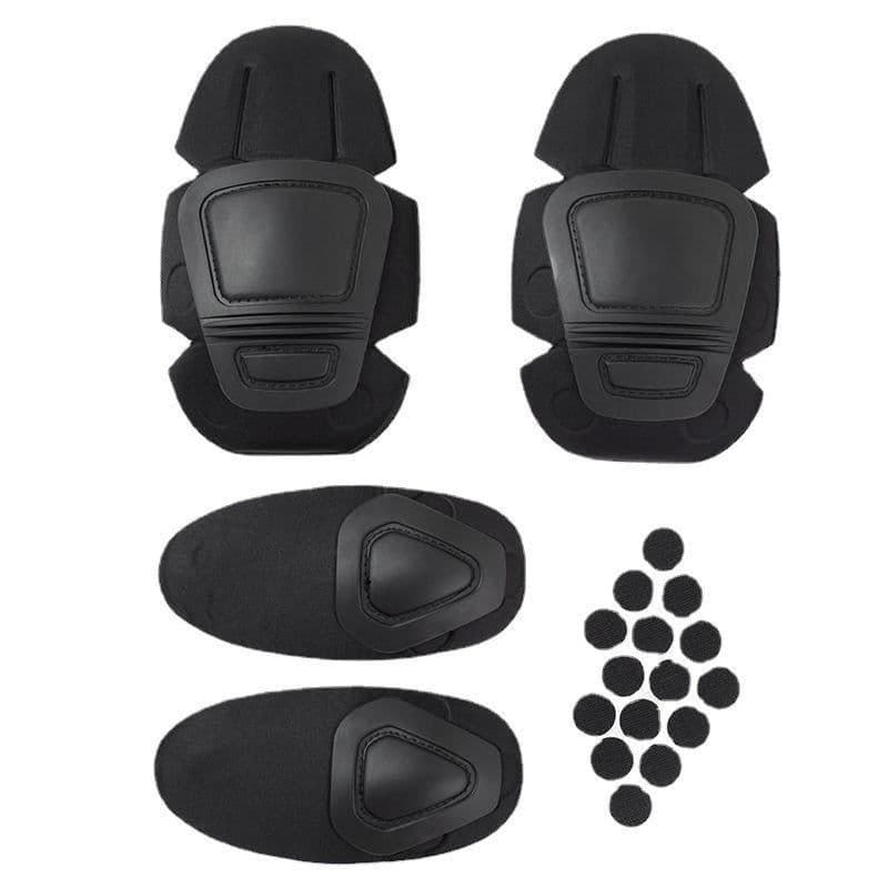 image-Tactical knee pads thickened EVA sports knee pads and elbow pads four-piece set G3 outdoor military fan special forces frog suit