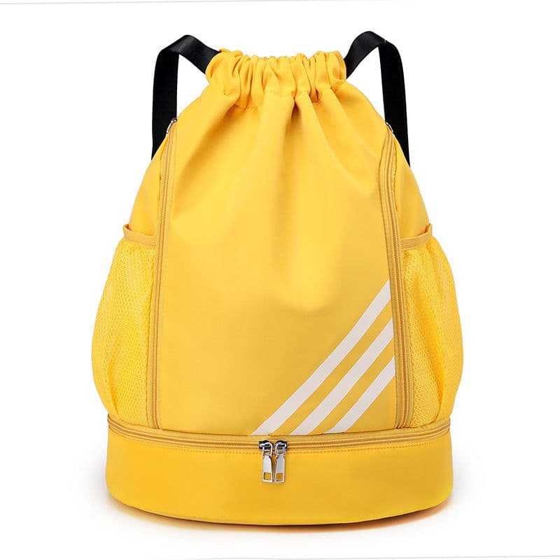 image-Factory wholesale spot sports drawstring bag drawstring pocket backpack large capacity sports football bag basketball bag