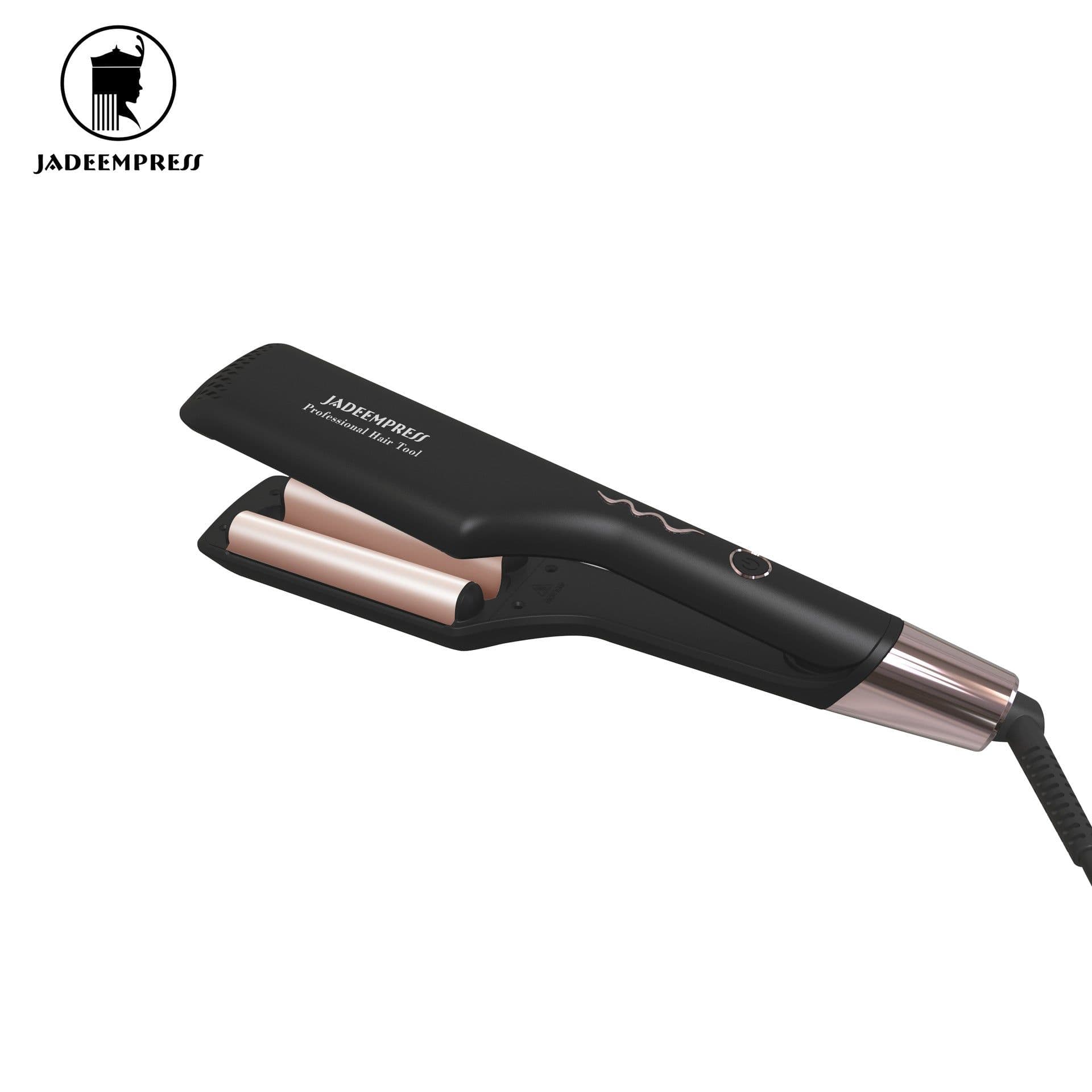 image-JADEEMPRESS 3-in-1 Hair Straightener Curler - Black