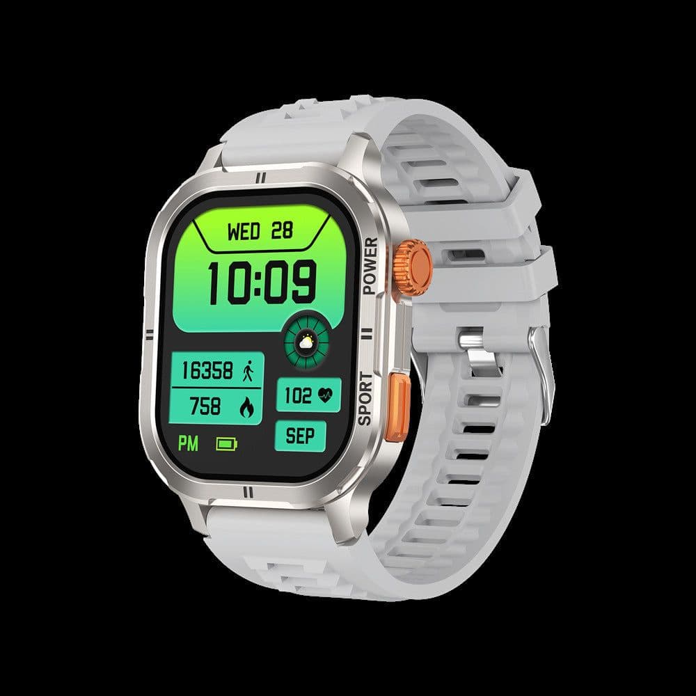 image-New smart watch M63 supports Bluetooth calls, health detection, IP68 waterproof, square HD AMOLED