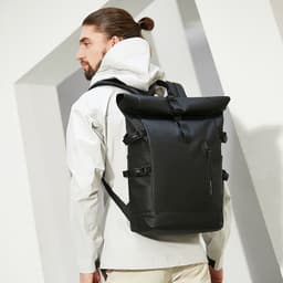 image-Backpack Men's Large Capacity Outdoor Travel Sports Waterproof Commuter Computer Backpack Casual Student School Bag Foreign Trade