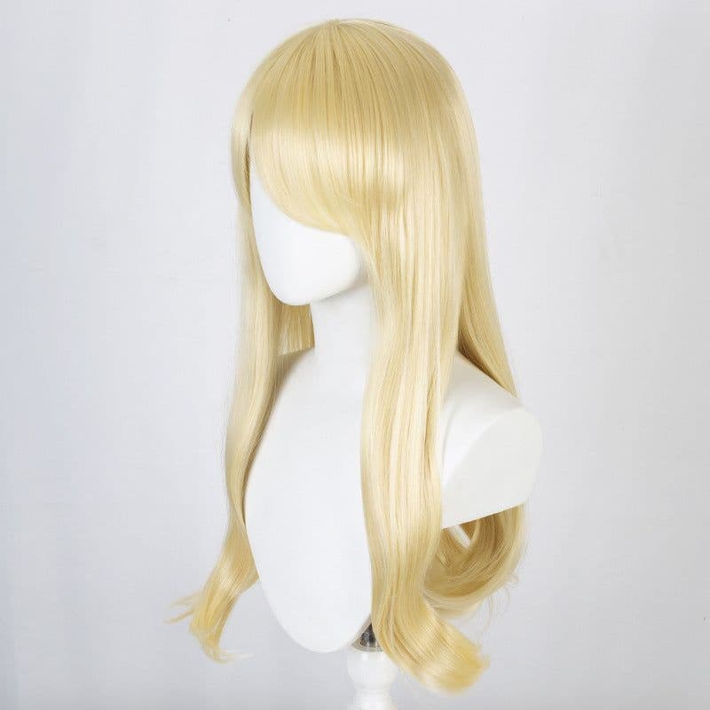 image-Barbie Princess Cosplay Wig - Golden Curly Long Hair