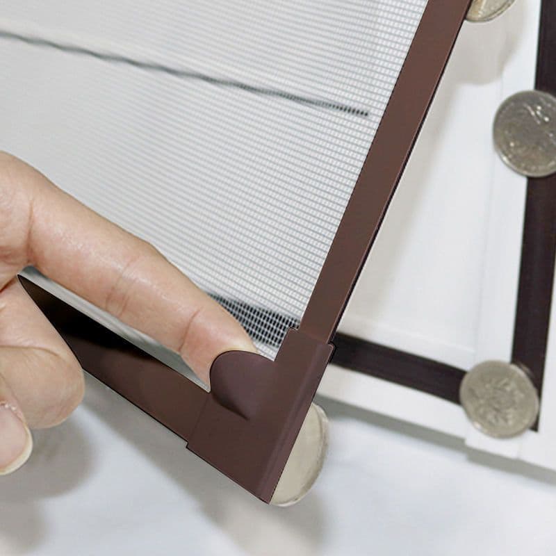 image-Magnetic Screen Window Mesh 170x180cm White