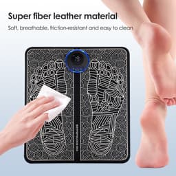 image-EMS Foot Massage Pad - Remote Control Black