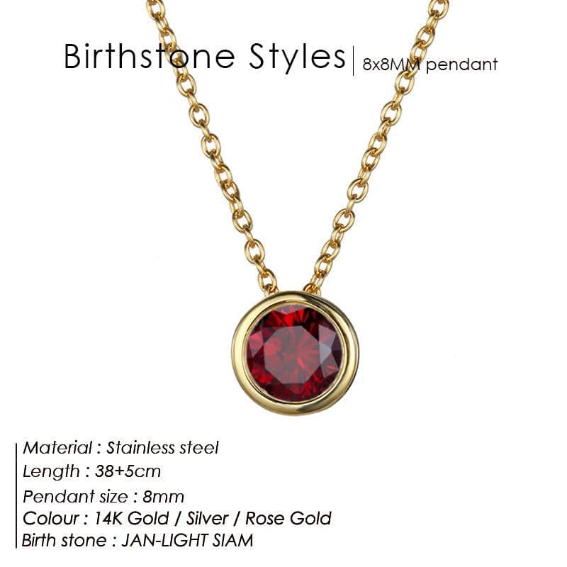 image-E-Manco Light Yellow Titanium Steel Necklace - Rose Gold Stainless Steel Cross Chain