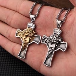 image-Dongguan Huayu Retro Stainless Steel Necklace - Titanium Steel, 2022