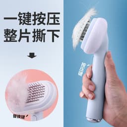 image-Carnivore Pink Pet Grooming Comb - Dog Brush Cleaner 24pk