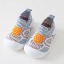 image-Baby Walking Shoes - Purple Stripe Size 21