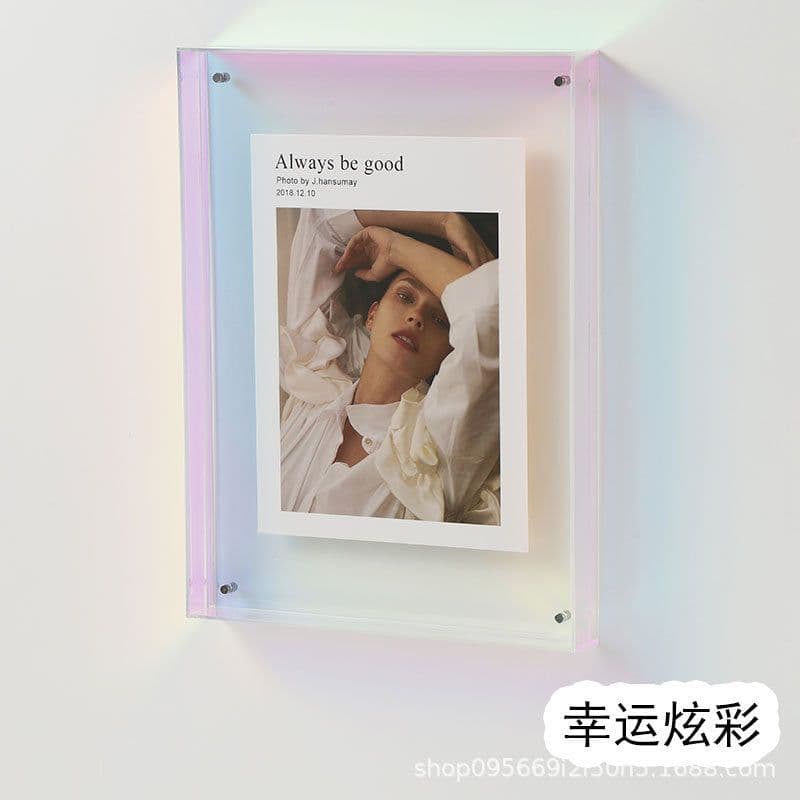 image-Acrylic Photo Frame - Table or Wall Mount