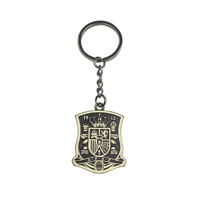 image-Football Team Logo Keychain - Zinc Alloy Metal