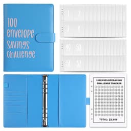 image-100 Days Saving Money Notebook - A5 Pink