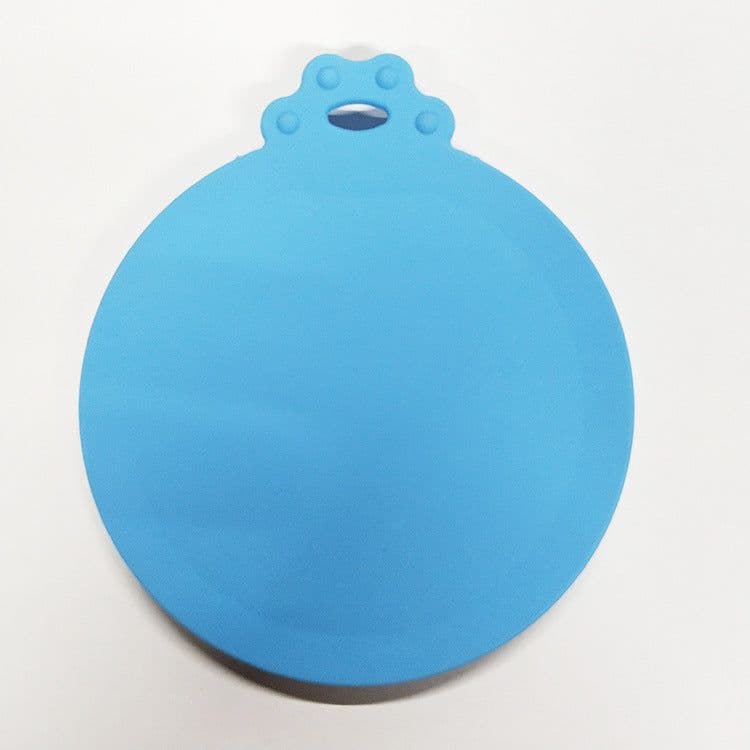 image-Silicone Pet Food Can Lid - Orange
