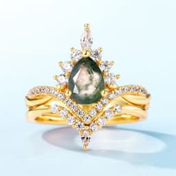 image-Wilson S925 Silver Agate Ring - Size 8 Women