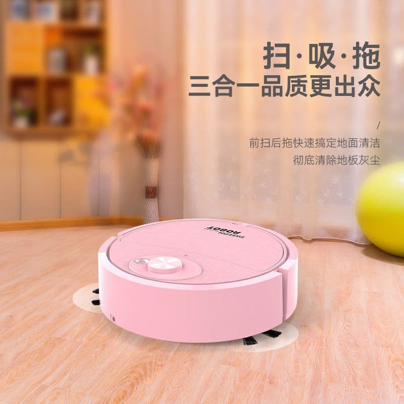 image-Zhenhui Play Robot Vacuum 3-in-1 Pink
