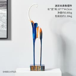 image-Creative abstract figure decoration home living room TV cabinet decoration office art yoga decoration oil painting woman