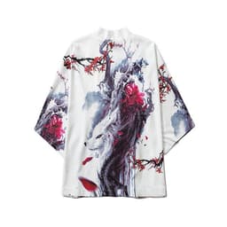 image-2021 cross-border new Japanese-style digital printing kimono men and women cloak coat pajamas cardigan summer