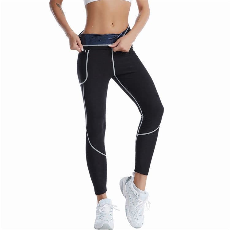 image-Women's Yoga Fitness Sweats - 3XL Silver Spandex