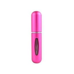 image-New portable 5ml mini self-pump perfume bottle bottom refillable spray bottle aluminum perfume empty bottle