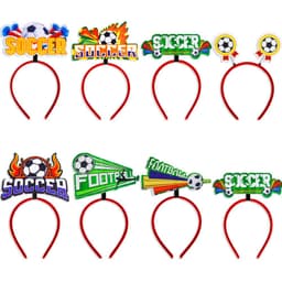 image-Football Headband Party Decoration - Non-woven Fans Cheer Props