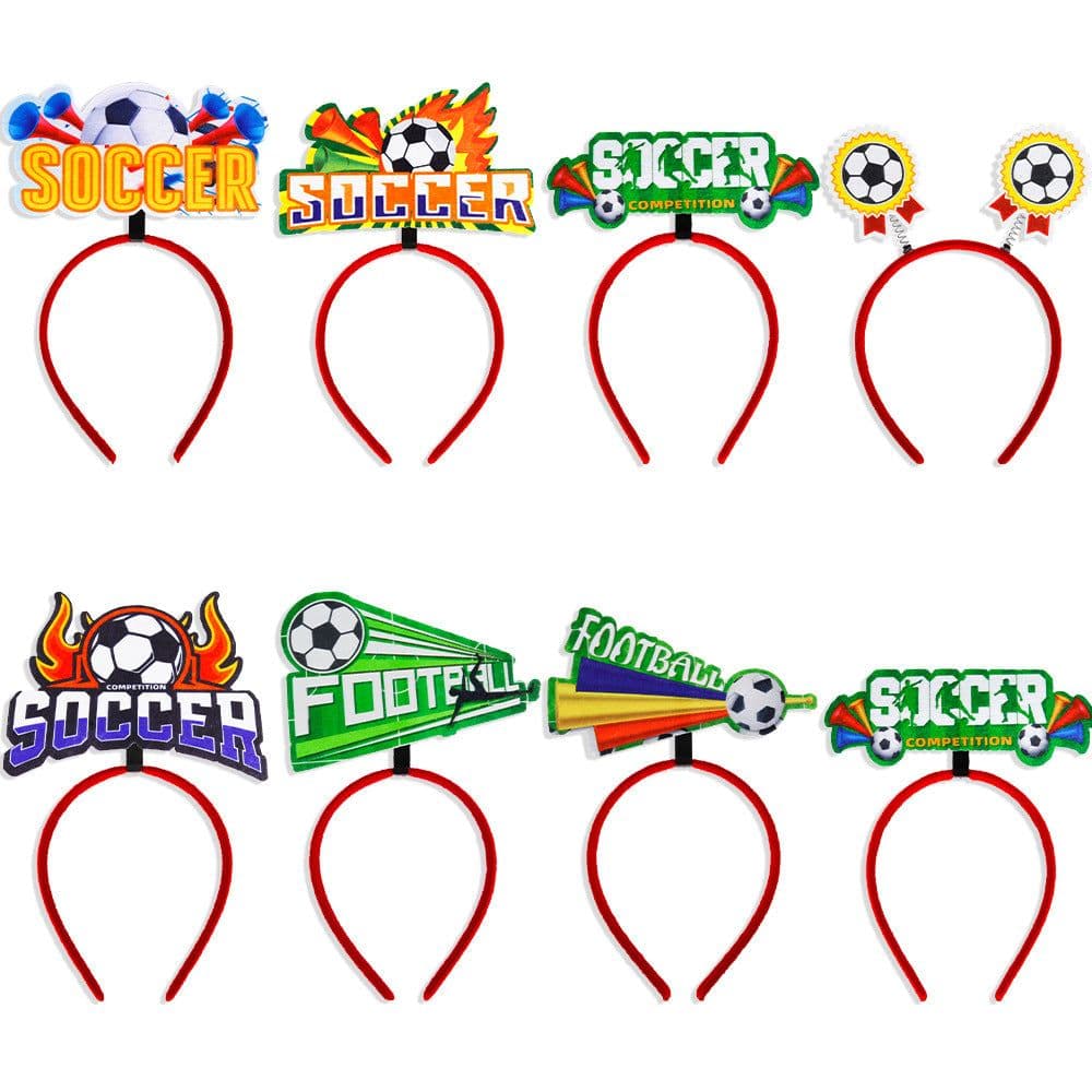 image-Football Headband Party Decoration - Non-woven Fans Cheer Props