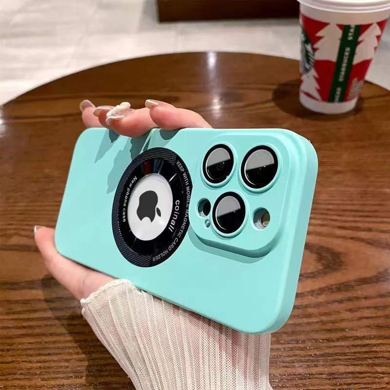 image-iPhone 14 Pro Max Magnetic Phone Case - PC Material, Frosted, Antique White