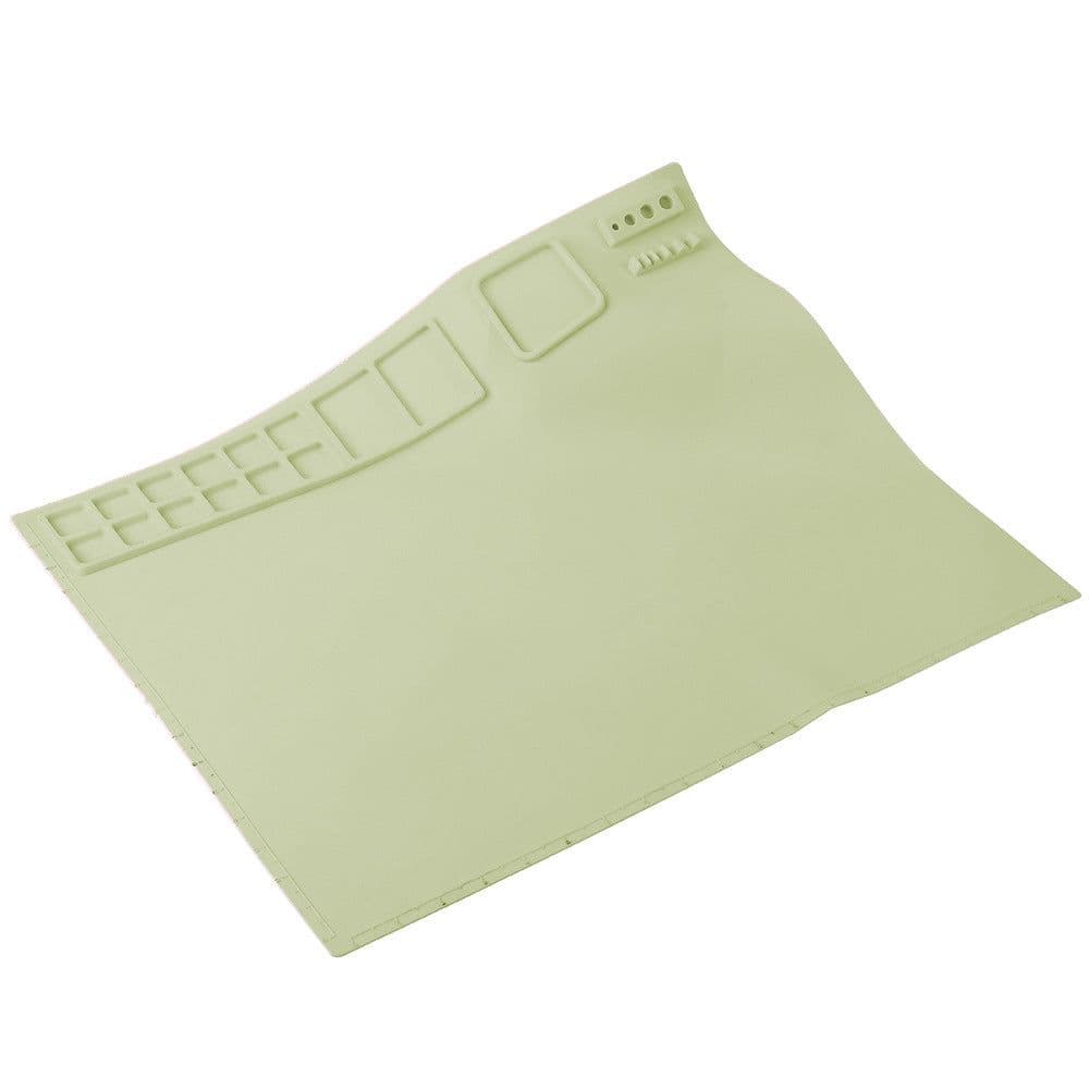 image-Tingfeng Silicone Art Painting Pad Set - Easy Wash Drawing Board with Palette