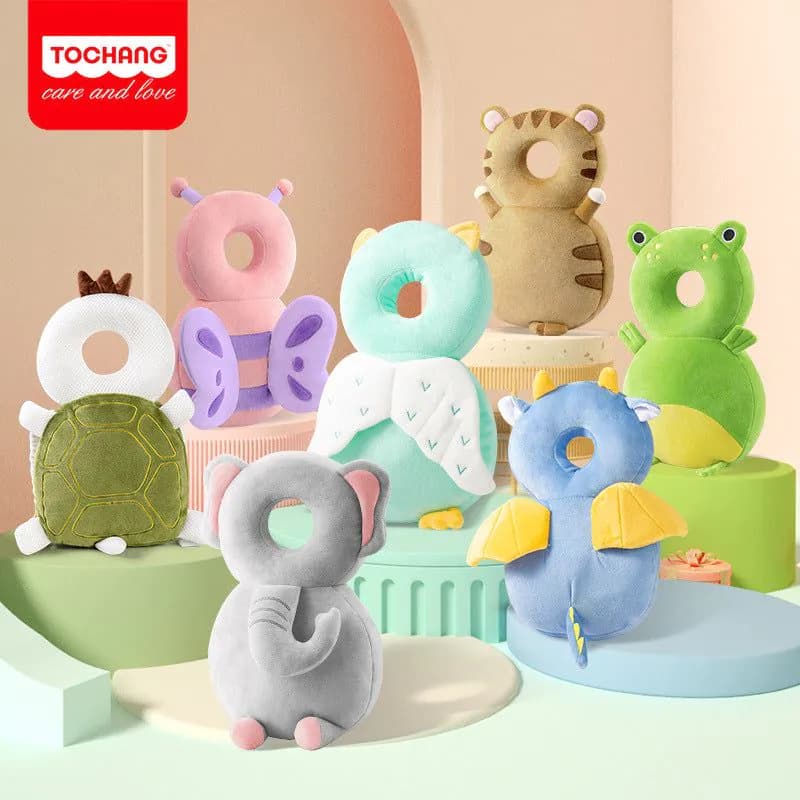 image-Cross-border hot selling baby anti-fall head pillow infant anti-collision head protection back pillow children learning to walk anti-fall hat