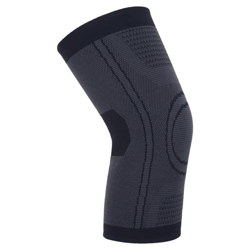image-Basketball Knee Pads - Black Orange Pressurized Adult