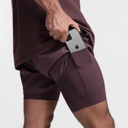 image-Crazy Muscle Men's Running Shorts - Fuchsia XXL