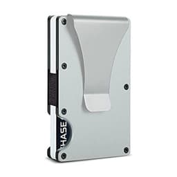 image-Aluminum Alloy RFID Credit Card Holder - Silver 2 in 1 Anti-Theft