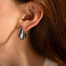 image-18K Gold Plated Stainless Steel Zircon Earrings Women