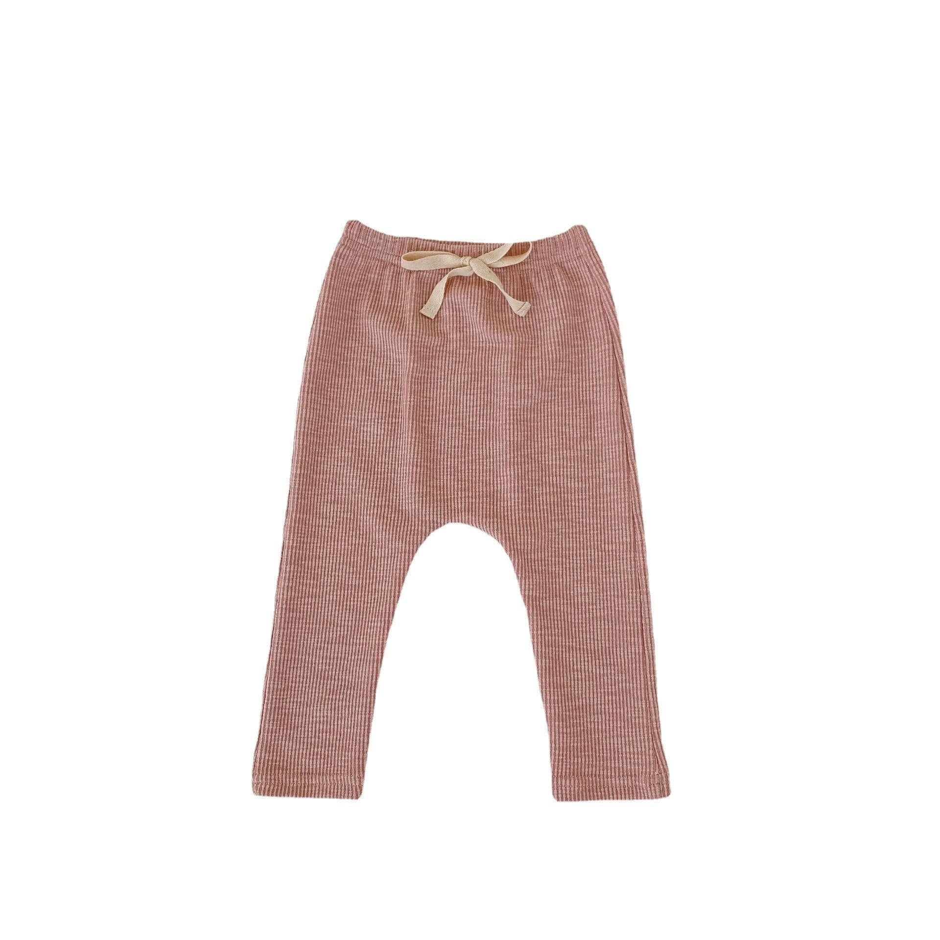 image-Engepapa Baby Trousers - Apricot Cotton 0-1Y